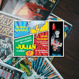 Alle Superhelden Comic Book 5e verjaardag Kaart