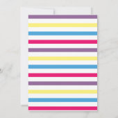 Alle Superhelden roepen! strips verjaardagsfeestje Kaart (Achterkant)