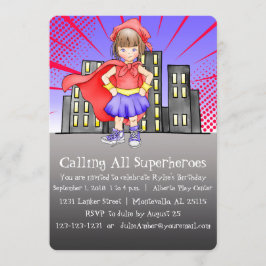 Alle superhelden van afgelopen dag oproepen kaart