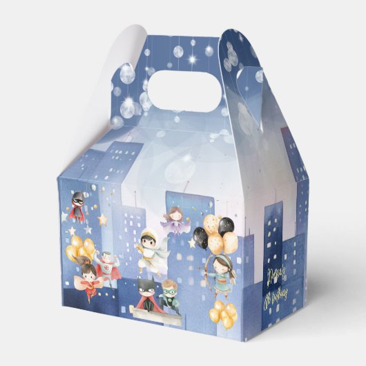 Alle superhelden zijn jarig bedankdoosjes (Voorkant Zijde)