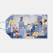 Alle superhelden zijn jarig cadeaulabel (Achterkant Horizontaal)