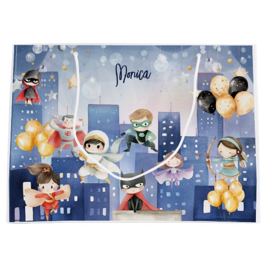 Alle superhelden zijn jarig groot cadeauzakje (Voorkant)