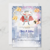 Alle superhelden zijn jarig kaart (Voorkant)