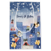 Alle superhelden zijn jarig medium cadeauzakje (Voorkant)