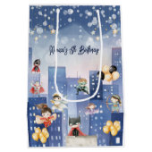 Alle superhelden zijn jarig medium cadeauzakje (Achterkant)