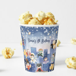 Alle superhelden zijn jarig papieren bekers