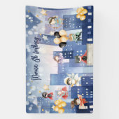 Alle superhelden zijn jarig spandoek (Verticaal)