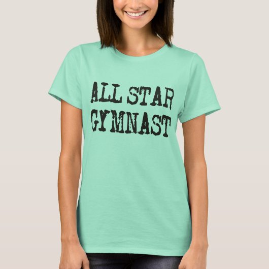 Alle T-shirt Star Gymnast Ringer (Voorkant)