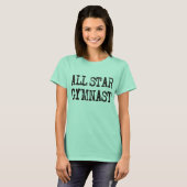 Alle T-shirt Star Gymnast Ringer (Voorkant volledig)