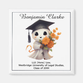 🎓 Alle tekst aangepast Chibi Afgestudeerde Magneet