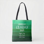 Alle tekst en grootmoedernaam wijzigen Belangrijke Tote Bag (Voorkant)