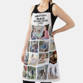 Alle tekst Foto Collage Best Dad Grill Master Whit Schort (Insitu)