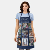 Alle tekst Foto Collage Beste mam Navarra Blauw &  Schort (Gedragen)