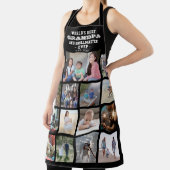 Alle tekst Foto collage Beste opa ooit zwart Schort (Insitu)