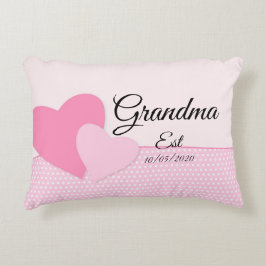 Alle tekst grootmoeder grootmoeder Baby roze wijzi Accent Kussen