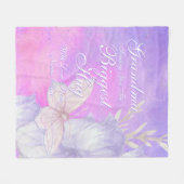 ALLE TEKST Verstuur de grootste bug voor mam oma Fleece Deken (Voorkant (Horizontaal))