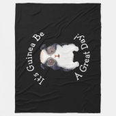 ALLE TEKST wijzigen - Guinee wordt een geweldige d Fleece Deken (Voorkant)