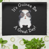 ALLE TEKST wijzigen - Guinee wordt een geweldige d Theedoek (Gevouwen)