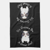 ALLE TEKST wijzigen - Guinee wordt een geweldige d Theedoek (Verticaal)