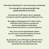 Alle tekst wijzigen - Notitieboek voor grootmoeder