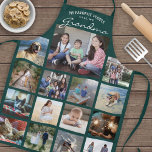 Alle tekstfamilies Foto Collage Grid Grandma Green Schort<br><div class="desc">Viel de simpele vreugde van familie en kleinkinderen met een elegant aangepast foto collage groen en wit schort. Afbeeldingen en alle tekst zijn eenvoudig aan te passen. Citaat dat "Mijn favoriete mensen noemen me oma" kan gepersonaliseerd worden voor Nana, Grammy, Granny, Gigi, Mammie, mama, tante, etc. (AFBEELDING PLACEMENT TIP: Een...</div>