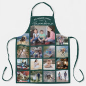 Alle tekstfamilies Foto Collage Grid Grandma Green Schort (Voorkant)