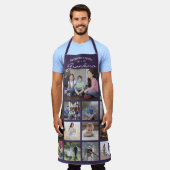 Alle tekstfamilies Foto Collage Grid Grandma Paars Schort (Gedragen)