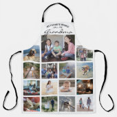 Alle tekstfamilies Photo Collage Grid Grandma Whit Schort (Voorkant)