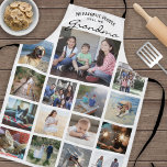 Alle tekstfamilies Photo Collage Grid Grandma Whit Schort<br><div class="desc">Viel de simpele vreugde van familie en kleinkinderen met een elegant aangepast fotocollage zwart-wit schort. Afbeeldingen en alle tekst zijn eenvoudig aan te passen. Citaat dat "Mijn favoriete mensen noemen me oma" kan gepersonaliseerd worden voor Nana, Grammy, Granny, Gigi, Mammie, mama, tante, etc. (AFBEELDING PLACEMENT TIP: Een gemakkelijke manier om...</div>