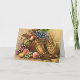 Alle Thanksgiving geld is van nul Feestdagen Kaart