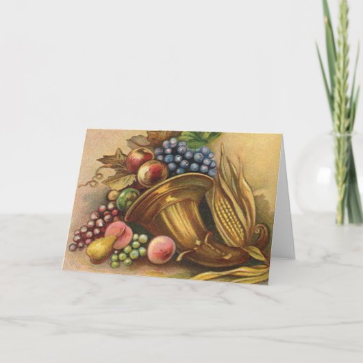 Alle Thanksgiving geld is van nul Feestdagen Kaart (Voorkant)