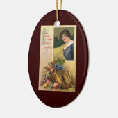 Alle Thanksgiving geld is van nul Keramisch Ornament (Links)