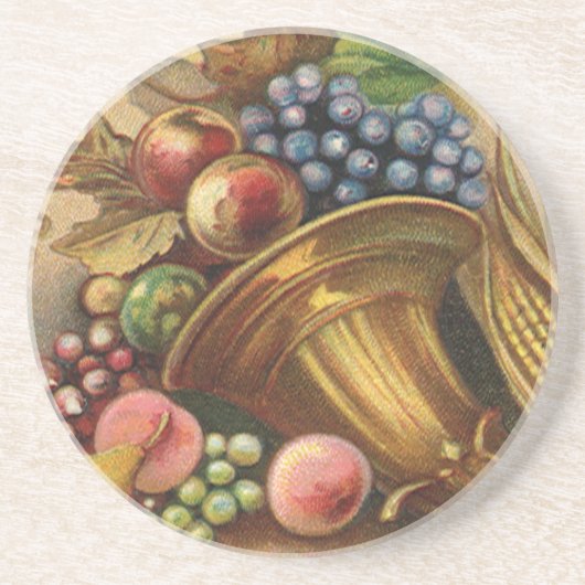 Alle Thanksgiving geld is van nul Zandsteen Onderzetter (Voorkant)