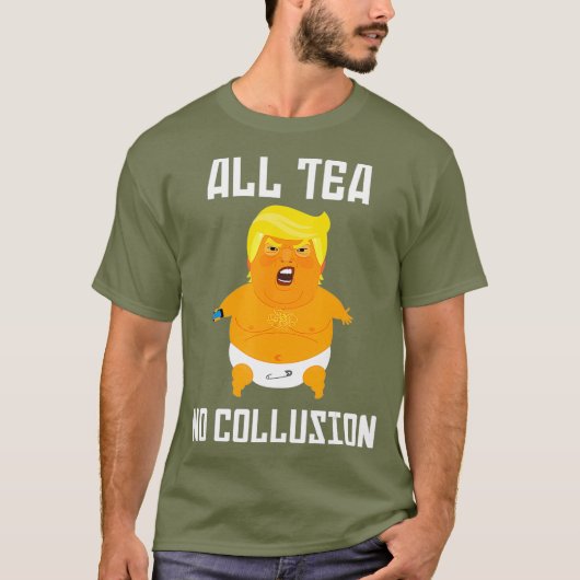 Alle thee Geen Collusie Grappige Drag Koningin Pol T-shirt (Voorkant)