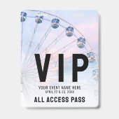 Alle Toegang Evenement VIP Badge (Achterkant)