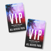 Alle Toegang Evenement VIP Badge (Voor- en achterkant)