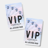 Alle Toegang Evenement VIP Badge (Voor- en achterkant)