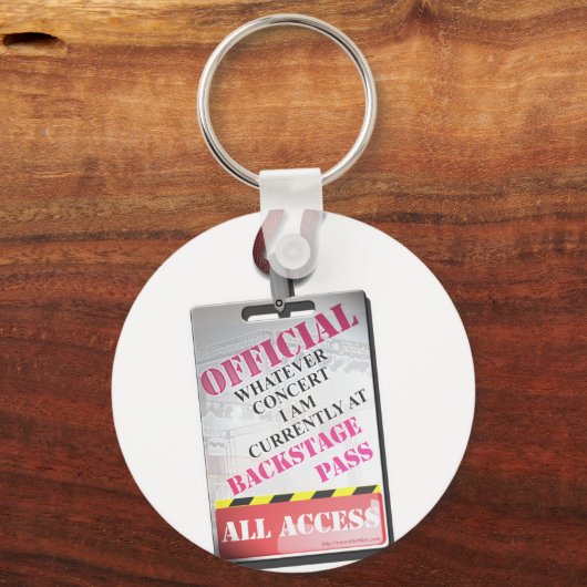 Alle toegangspasjes sleutelhanger (Voorkant)