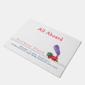 Alle treinmodeltreinstation deurmat (Schuin)