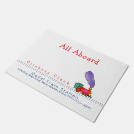 Alle treinmodeltreinstation deurmat