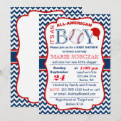  alle uitnodigingen tot het Baby shower Amer Bball (Voorkant / Achterkant)