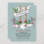 Alle uitnodigingen van de feestdag van Elves oproe (Voorkant / Achterkant)