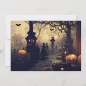 Alle uitnodigingen van de Halloween-partij door Ha (Achterkant)