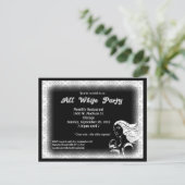 Alle uitnodigingen van het Witte Thema van de Part (Staand voorkant)