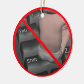 ALLE UPPERCASE VERBODEN! KERAMISCH ORNAMENT (Links)