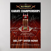 Alle Valley Karate Sign Poster (Voorkant)