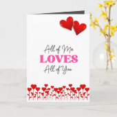 *ALLE* VAN ME LIEFT *ALLEMAAL* VAN U HOUDT VAN KAA KAART (Gele Bloem)