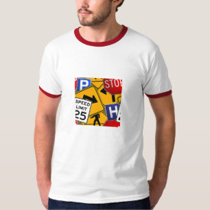 Alle verkeersborden t-shirt