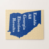 Alle verkiezingsuitslag in Georgië mogelijk Jigzaa Legpuzzel (Horizontaal)