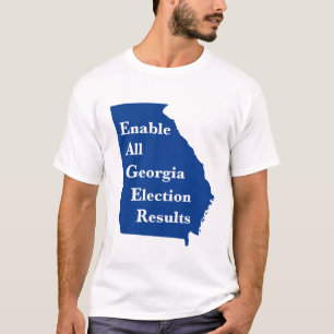 Alle verkiezingsuitslagen voor Georgië inschakelen T-shirt